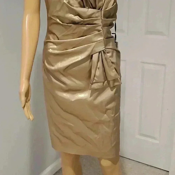 Flavio Castellani gold dress new with tag - Picture 3 of 12